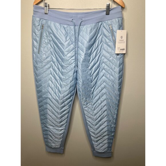 Athleta Apres Ski Down Jogger Powder Blue Size 14/P - Picture 13 of 16